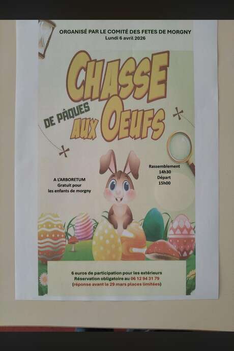 Chasse aux oeufs de Pâques