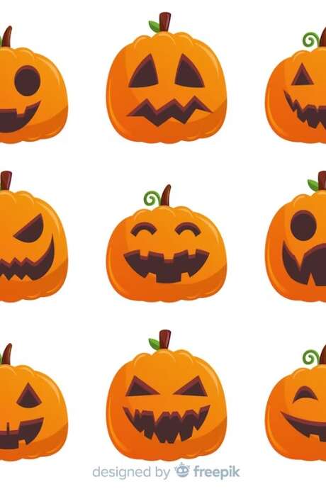 Décoration de citrouilles