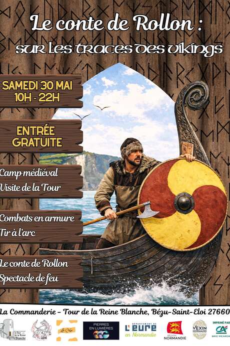 Pierres en Lumières - Le conte de Rollon : sur les traces des vikings