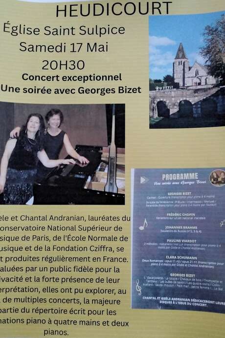 Concert exceptionnel avec Georges Bizet