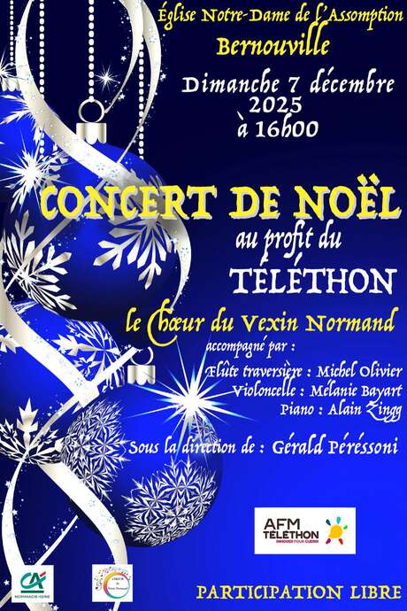 Concert de Noël au profit du Téléthon