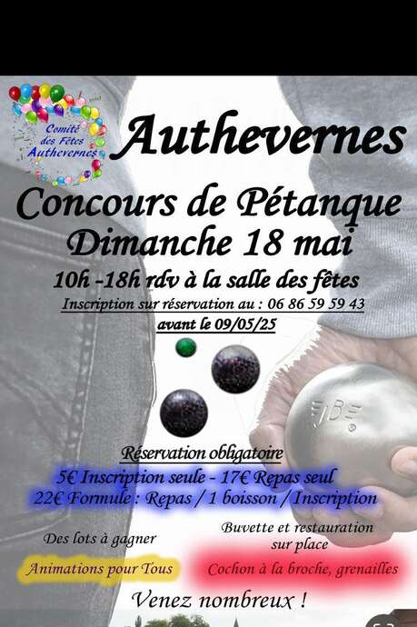 Concours de pétanque