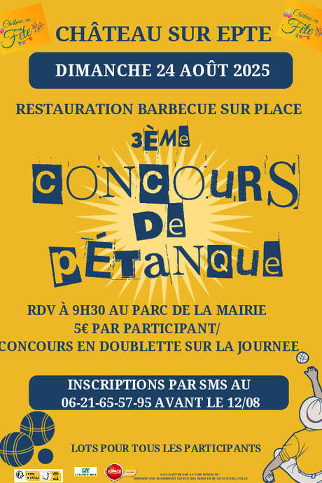Concours de pétanque - 3ème édition
