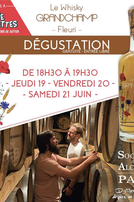 Dégustation "Le whisky Grandchamp - fleuri"