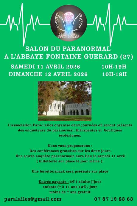 Salon du paranormal à l'Abbaye Fontaine Guérard