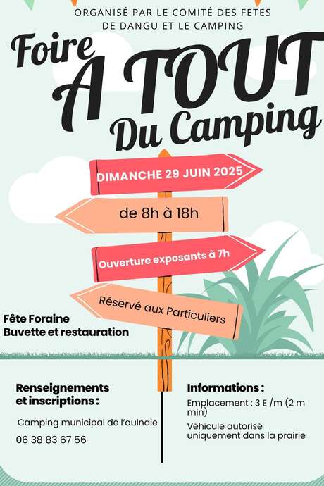 Foire à tout du camping