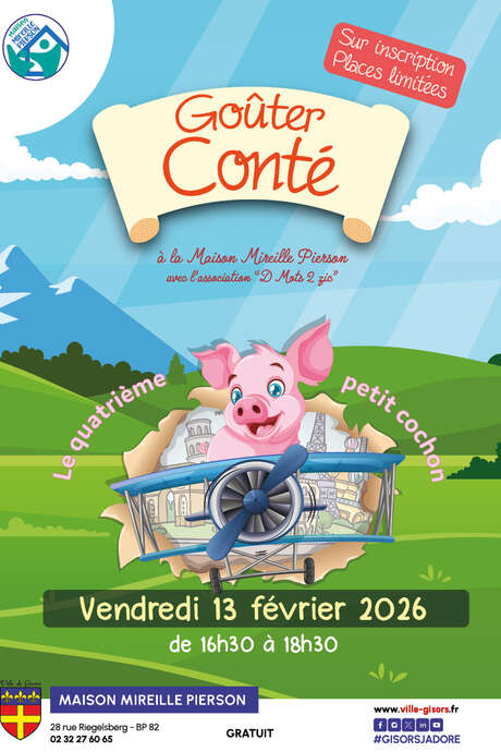 Goûter conté "Le quatrième petit cochon"