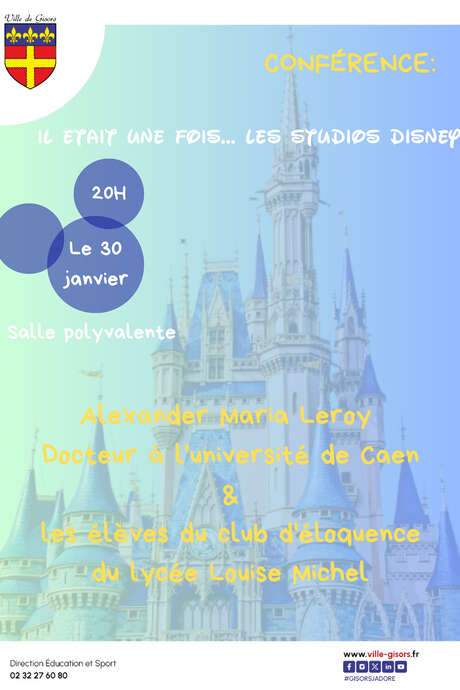 Conférence "Il était une fois... les studios Disney"