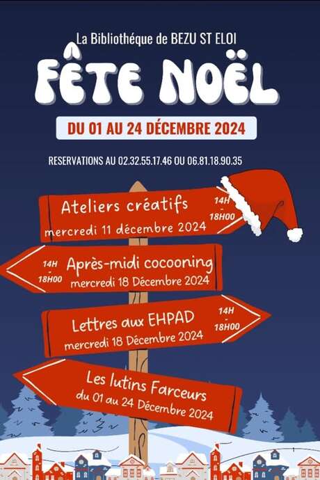 La bibliothèque fête Noël