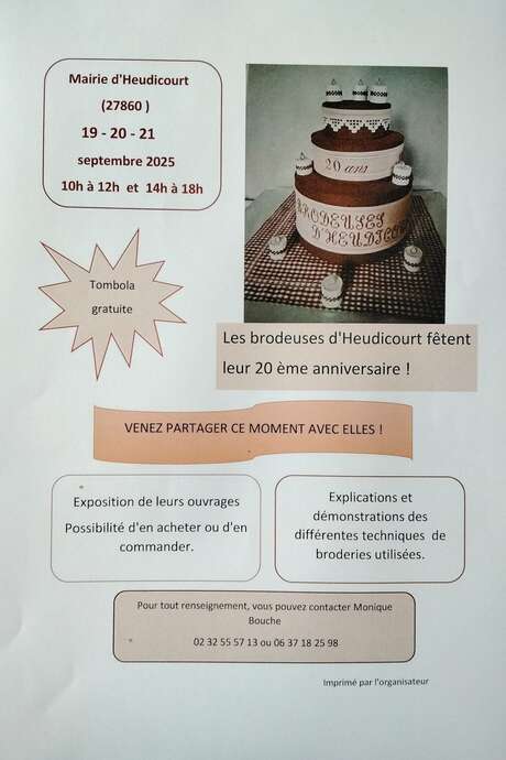 Anniversaire des brodeuses d'Heudicourt