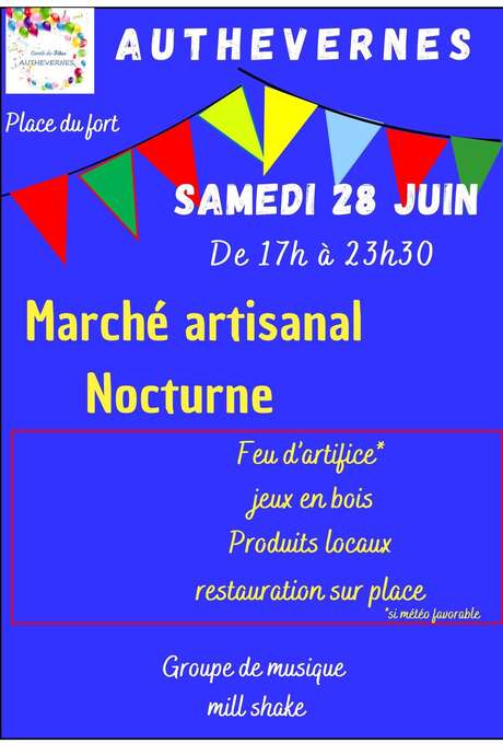 Marché artisanal nocturne