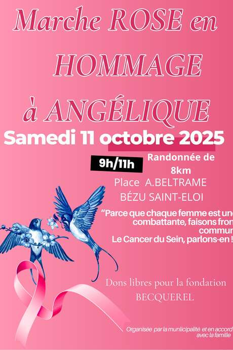 Octobre Rose - Marche rose