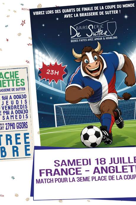 Projection du match France - Angleterre