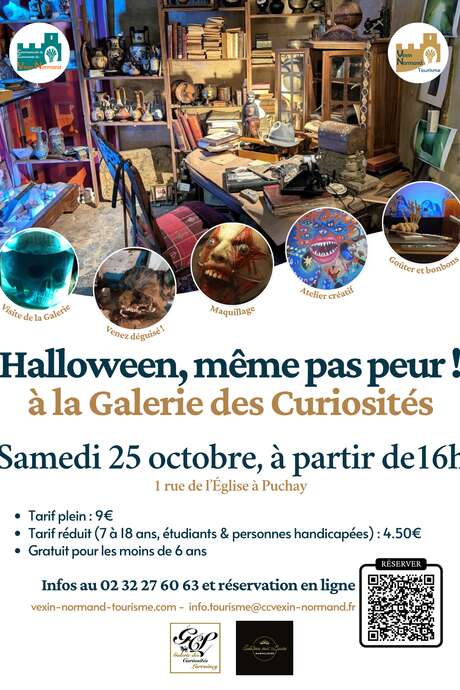 Halloween, même pas peur ! à la Galerie des Curiosités Larraincy