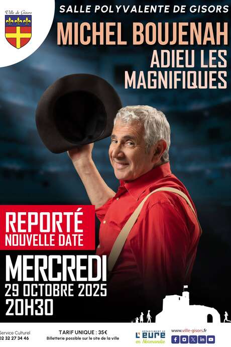 REPORTÉ - One man show "Adieu les Magnifiques" - Michel Boujenah
