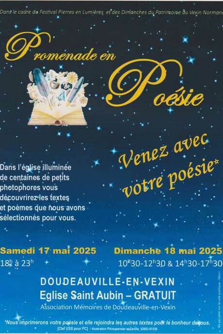 Pierres en Lumières - Promenade en poésie