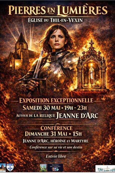 Pierres en Lumières - Jeanne d'Arc en lumières