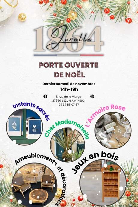 Meubles d'Ici et d'Ailleurs par Jorelle 1864 - Porte ouverte de Noël