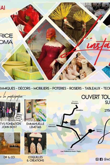 Portes ouvertes & exposition chez Agathe Fortin Showroom "L'Instant"