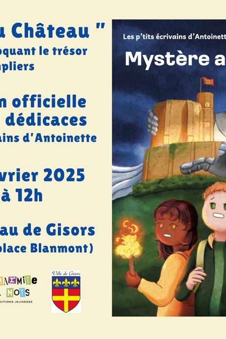 Présentation et dédicaces de "Mystère au château"