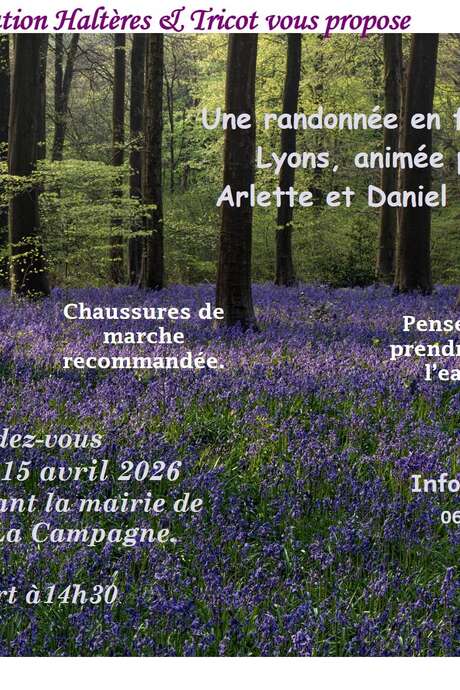 Randonnée en forêt de Lyons