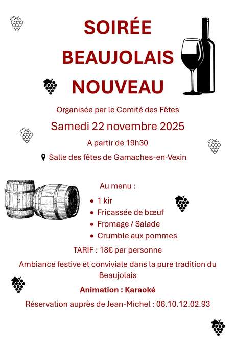 Soirée Beaujolais Nouveau - karaoké