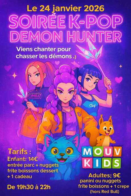 Soirée K-pop Demon Hunter