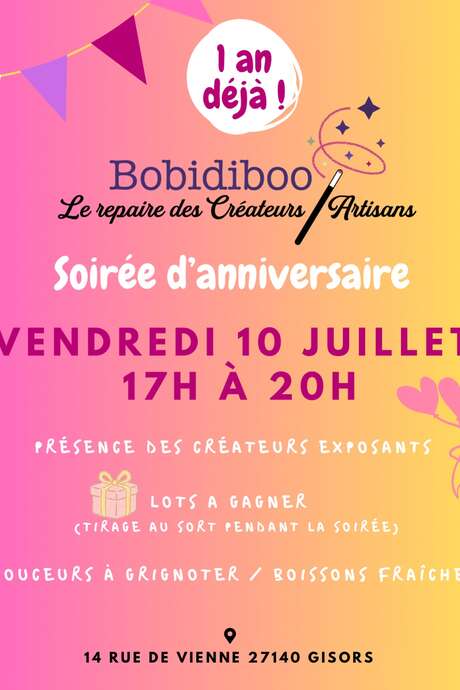 Bobidiboo - soirée d'anniversaire