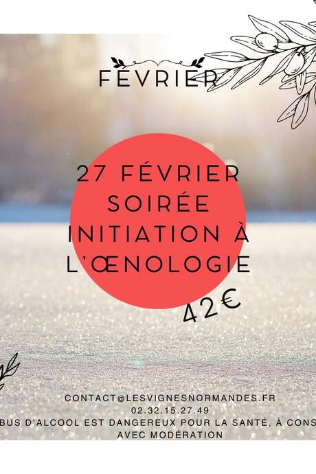 Soirée initiation à l'œnologie