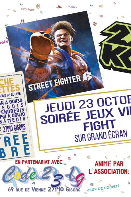 Soirée jeux vidéo fight