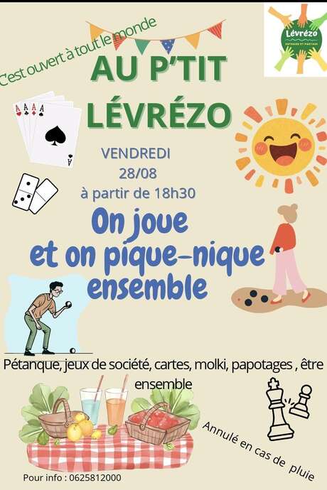 Soirée jeux et pique-nique
