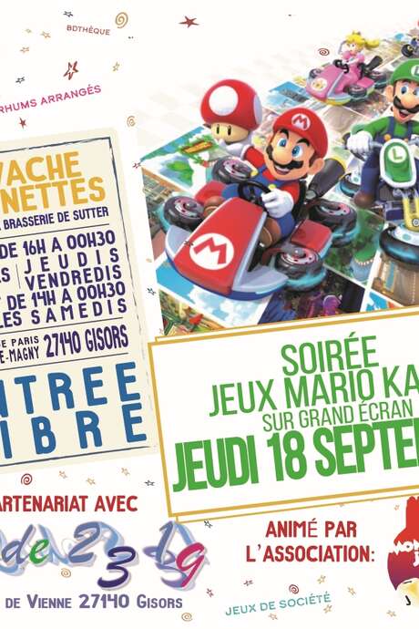 Soirée jeux Mario Kart