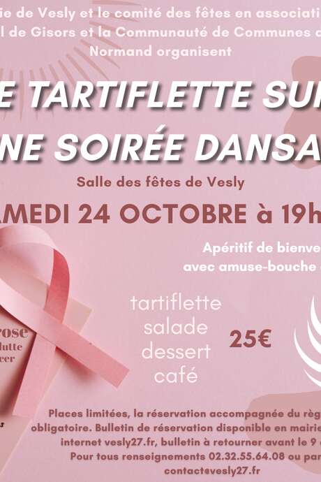 Octobre Rose - Tartiflette et soirée dansante