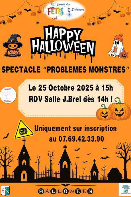 Halloween - Spectacle "Problèmes monstres"