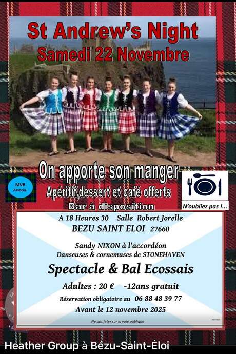 Saint Andrew's Night - Spectacle et bal écossais