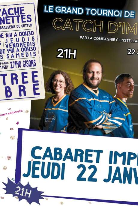 Tournoi de catch d'impro