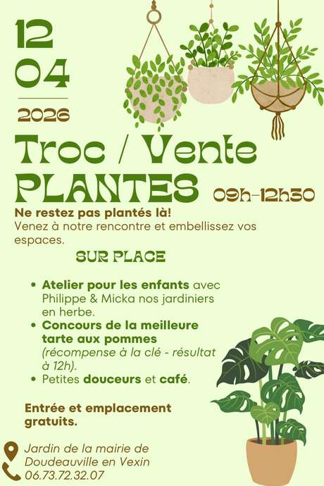 Troc et vente de plantes