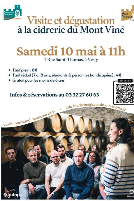 Visite et dégustation à la cidrerie du Mont Viné