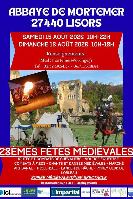 28e Fêtes Médiévales à l'Abbaye de Mortemer