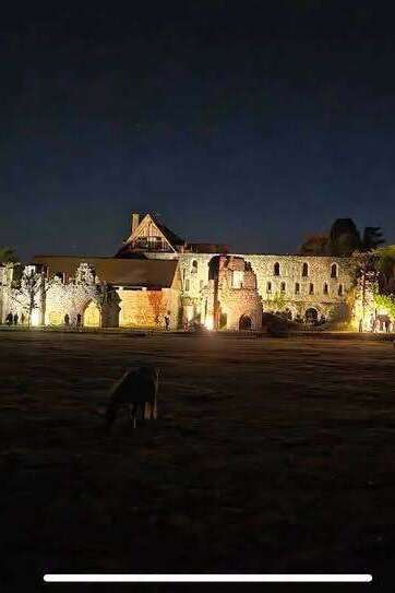 Visite aux chandelles à l'Abbaye de Mortemer