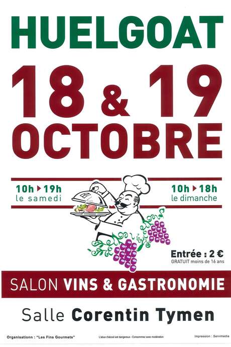 Salon Vins et Gastronomie à Huelgoat.