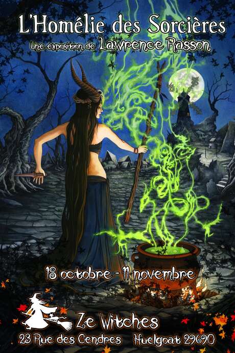 Exposition Lawrence Rasson à Ze Witches à Huelgoat.