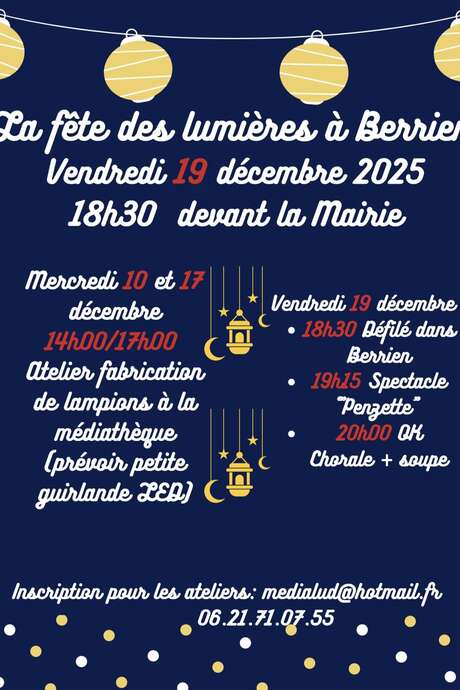 Fête des Lumières à Berrien.