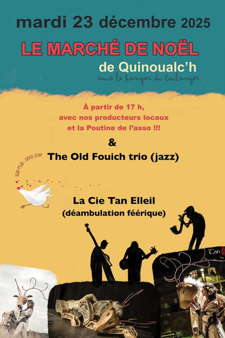 Marché Festif de Noël à Quinoualc'h à Berrien.