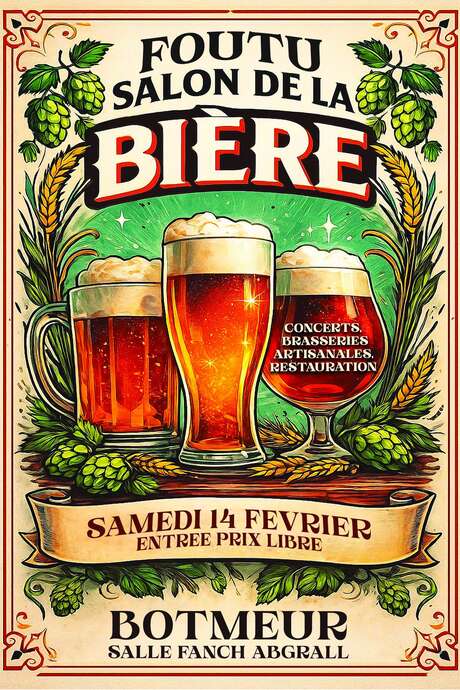 Foutu Salon de la Bière à Botmeur.