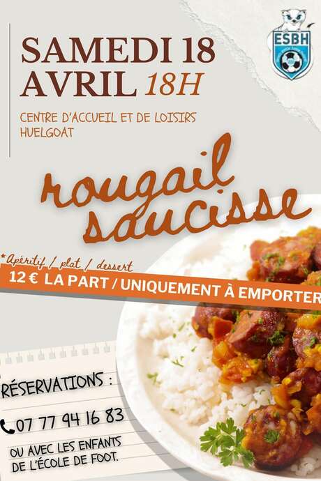 Rougail Saucisse de l'ESBH à Huelgoat.