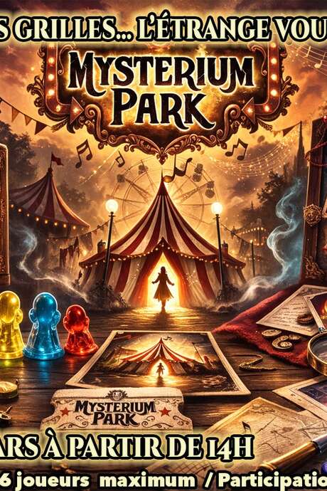 Mysterium Park, le samedi 21 mars dès 14h00 à Procrastin et Fabuleux à Huelgoat.