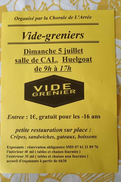 Vide Grenier à Huelgoat.