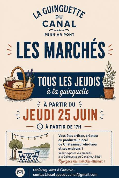 Les marchés de la guinguette