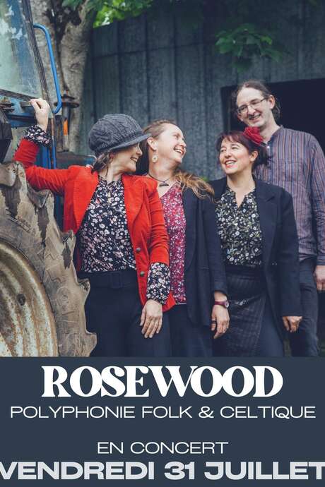 Concert de Rosewood à la Librairie-Café l'Autre Rive à Berrien.